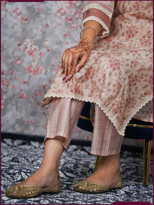 ISHI769 Premium Designer Handloom Cotton 3 Pcs Suit